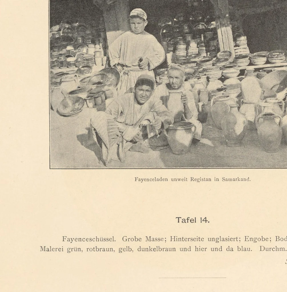 An illustration from Moderne Keramik von Centralasien : 15 Tafeln nebst Text, 1897, leaf 44