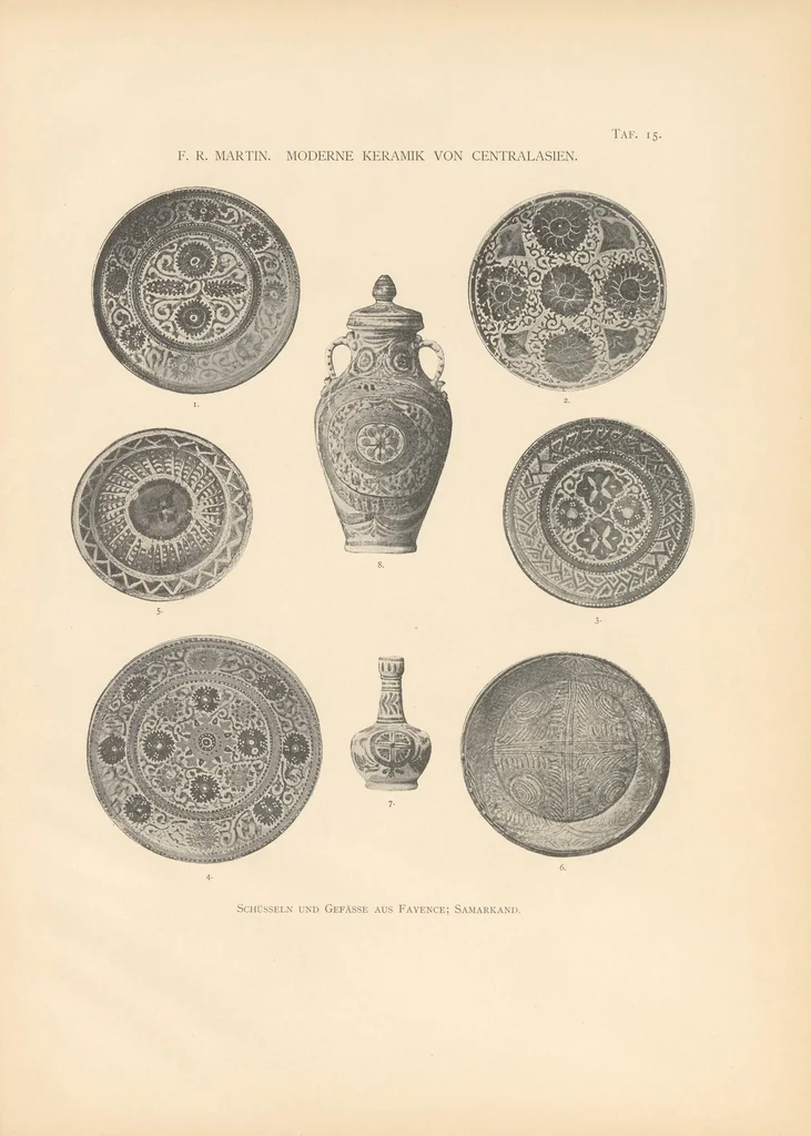An illustration from Moderne Keramik von Centralasien : 15 Tafeln nebst Text, 1897, leaf 47