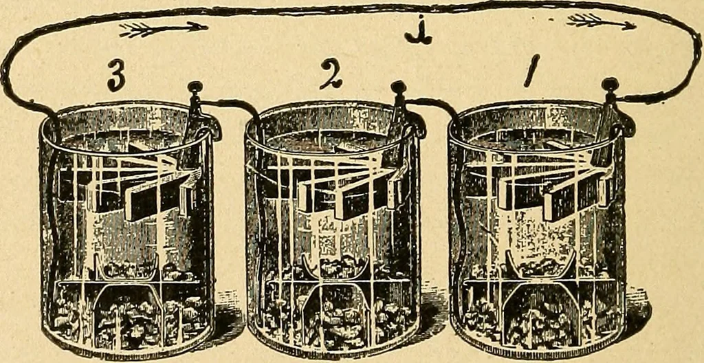 An illustration from Modern electrical construction; a reliable, practical guide for the beginner in electrical construction, showing the latest approved methods of installing work of all kinds according to the safety rules of the National board of fire underwriters, 1905, leaf 11
