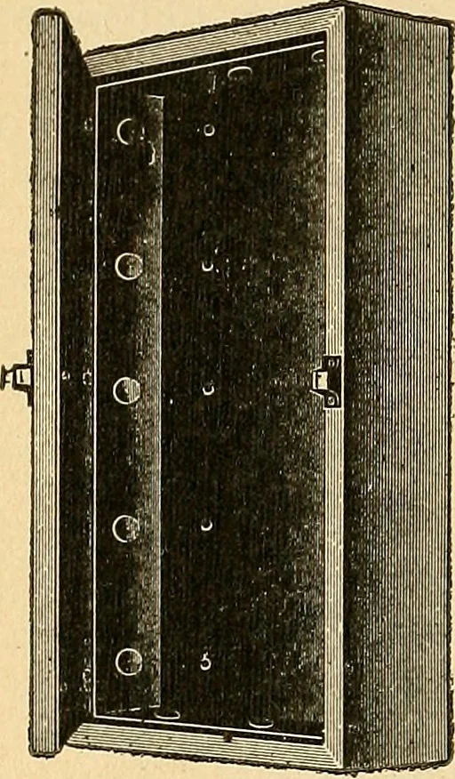 An illustration from Modern electrical construction; a reliable, practical guide for the beginner in electrical construction, showing the latest approved methods of installing work of all kinds according to the safety rules of the National board of fire underwriters, 1905, leaf 205