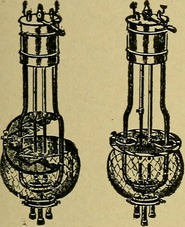 An illustration from Modern electrical construction; a reliable, practical guide for the beginner in electrical construction, showing the latest approved methods of installing work of all kinds according to the safety rules of the National board of fire underwriters, 1905, leaf 212