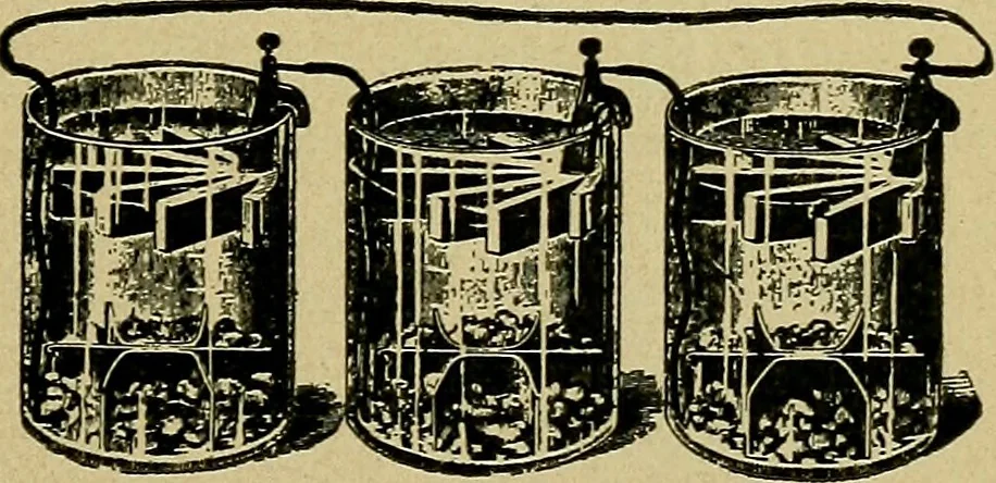 An illustration from Modern electrical construction; a reliable, practical guide for the beginner in electrical construction, showing the latest approved methods of installing work of all kinds according to the safety rules of the National board of fire underwriters, 1905, leaf 30