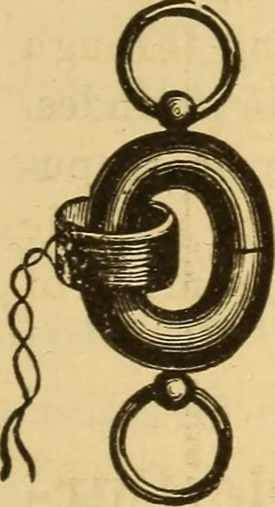 An illustration from Modern electricity and magnetism, theoretically and practically considered, 1885, leaf 122
