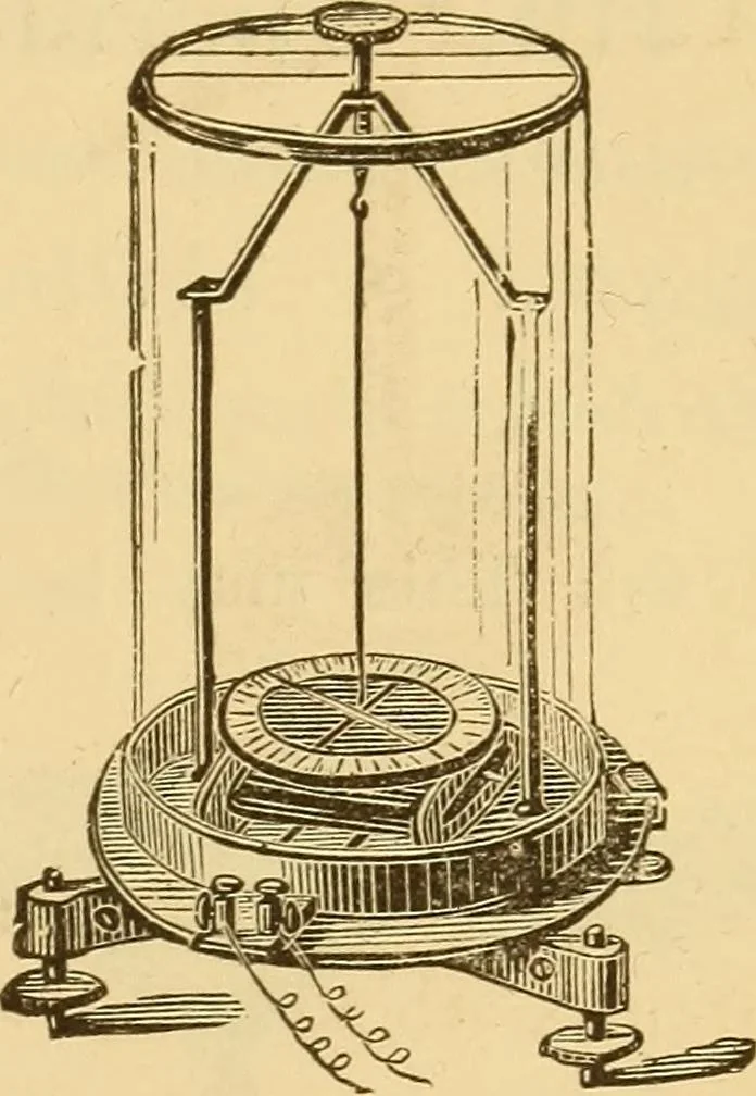 An illustration from Modern electricity and magnetism, theoretically and practically considered, 1885, leaf 124