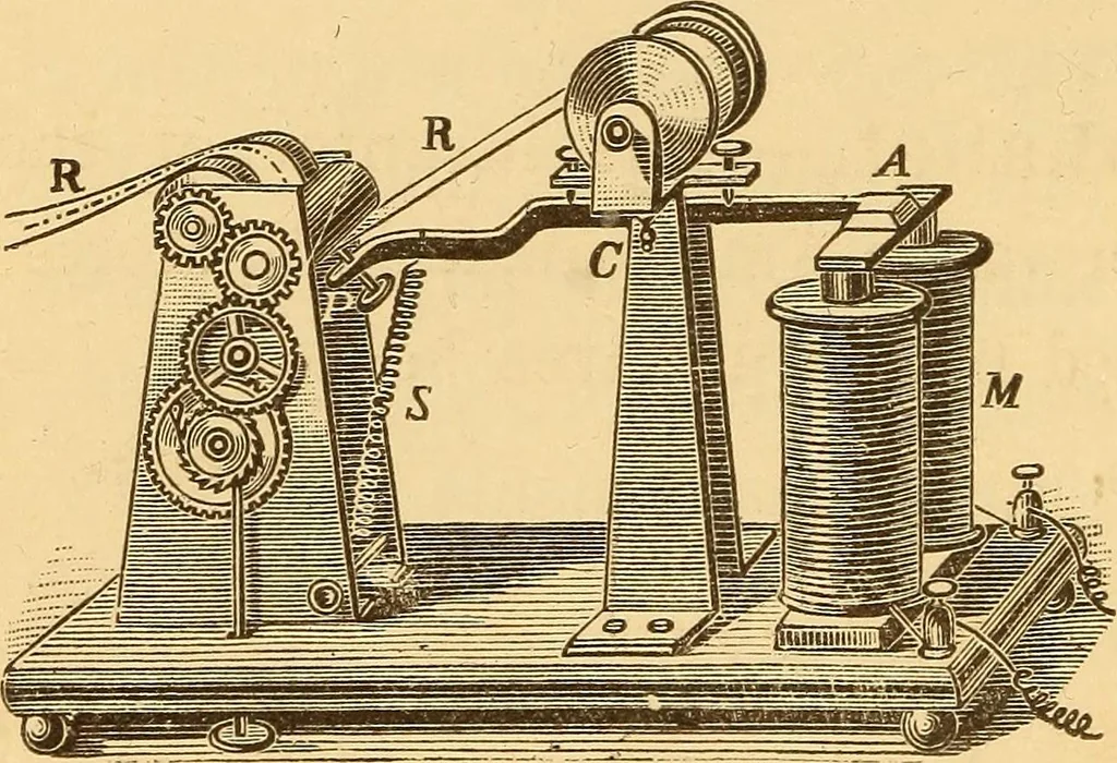 An illustration from Modern electricity and magnetism, theoretically and practically considered, 1885, leaf 149