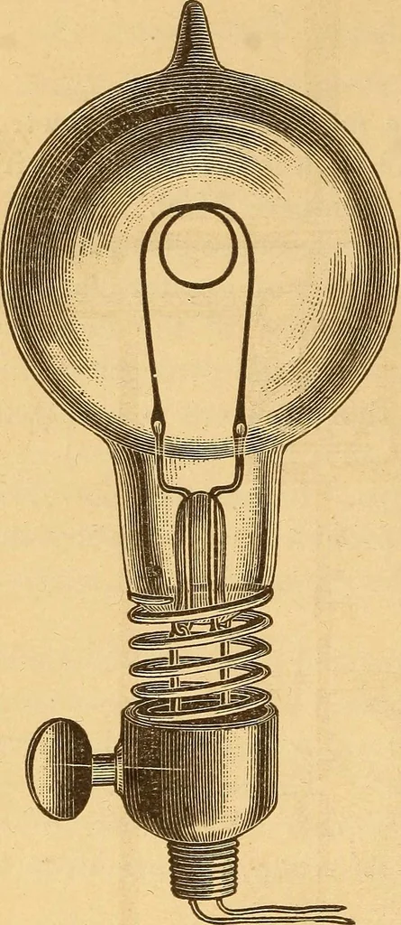 An illustration from Modern electricity and magnetism, theoretically and practically considered, 1885, leaf 175