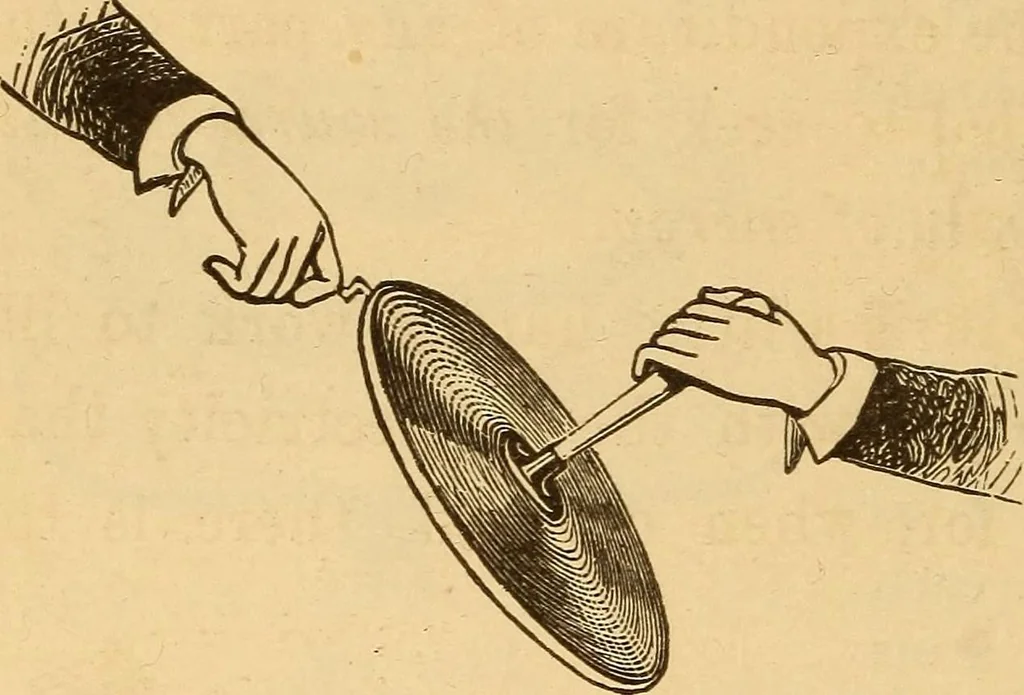 An illustration from Modern electricity and magnetism, theoretically and practically considered, 1885, leaf 41
