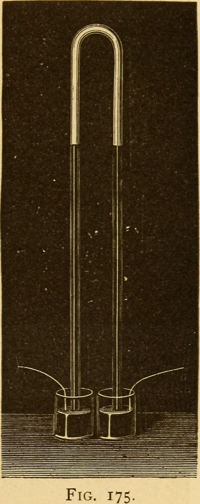 An illustration from Modern electricity and magnetism, theoretically and practically considered, 1885, leaf 80