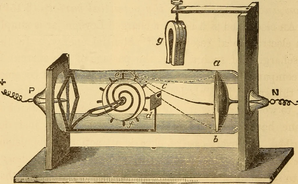 An illustration from Modern electricity and magnetism, theoretically and practically considered, 1885, leaf 81