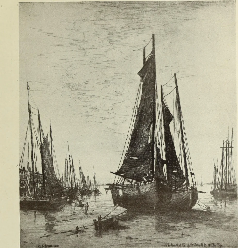 An illustration from Modern etching and engraving, 1902, leaf 136