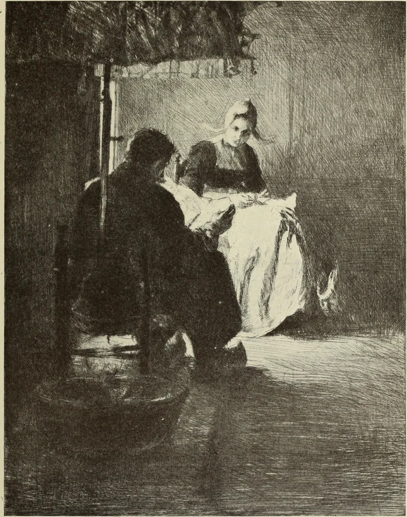 An illustration from Modern etching and engraving, 1902, leaf 216