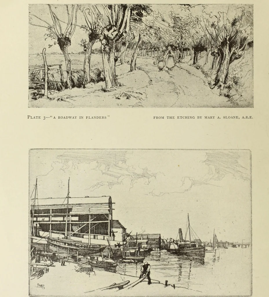 An illustration from Modern etching and engraving, 1902, leaf 69