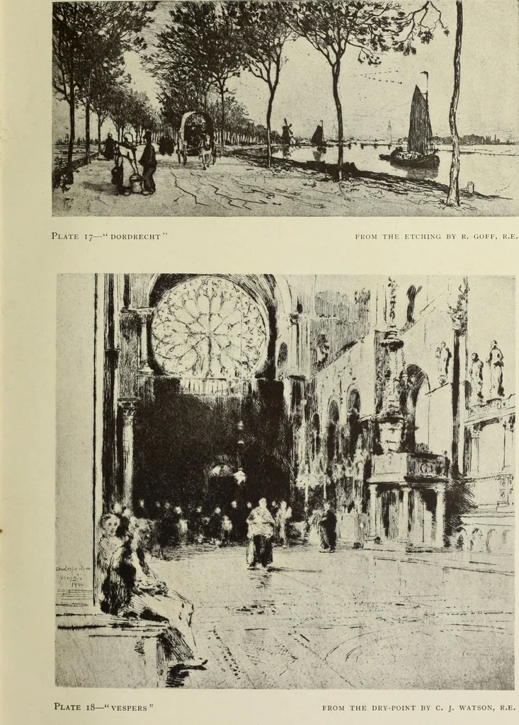 An illustration from Modern etching and engraving, 1902, leaf 82