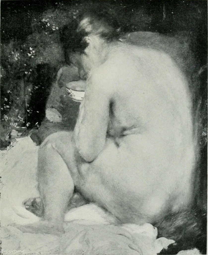 An illustration from Modern French masters, 1904, leaf 140