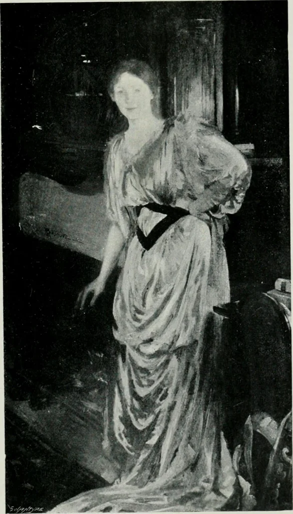 An illustration from Modern French masters, 1904, leaf 148