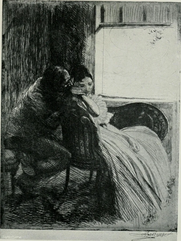 An illustration from Modern French masters, 1904, leaf 168