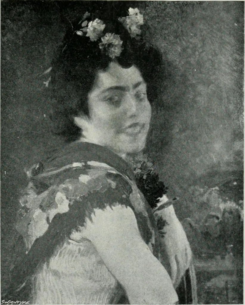 An illustration from Modern French masters, 1904, leaf 172