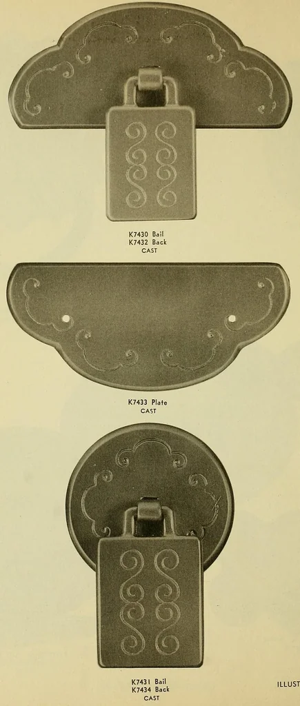 An illustration from Modern furniture hardware, 1900, leaf 116