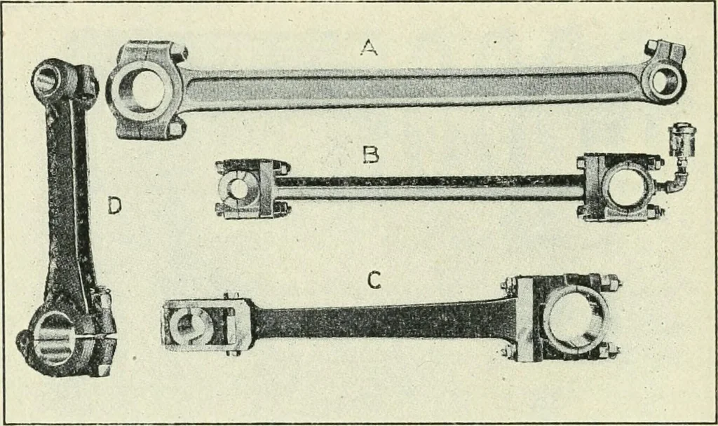 An illustration from The modern gas tractor, its construction, utility, operation and repair: a practical treatise defining every branch of up-to-date gas tractor engineering, driving and maintenance in a non-technical manner. Considers fully all types of power plants and their components, methods of drive and speed changing mechanisms. Describes design and construction as well as practical application of tractors in the field, 1919, leaf 145