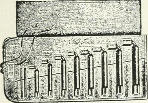 An illustration from The modern gas tractor, its construction, utility, operation and repair: a practical treatise defining every branch of up-to-date gas tractor engineering, driving and maintenance in a non-technical manner. Considers fully all types of power plants and their components, methods of drive and speed changing mechanisms. Describes design and construction as well as practical application of tractors in the field, 1919, leaf 394