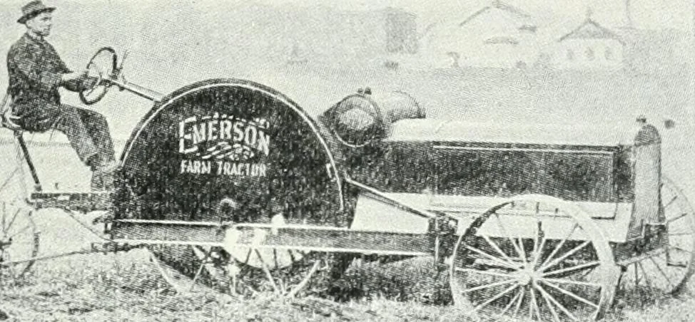 An illustration from The modern gas tractor, its construction, utility, operation and repair: a practical treatise defining every branch of up-to-date gas tractor engineering, driving and maintenance in a non-technical manner. Considers fully all types of power plants and their components, methods of drive and speed changing mechanisms. Describes design and construction as well as practical application of tractors in the field, 1919, leaf 468