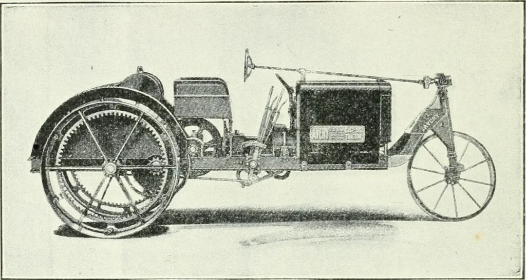An illustration from The modern gas tractor, its construction, utility, operation and repair: a practical treatise defining every branch of up-to-date gas tractor engineering, driving and maintenance in a non-technical manner. Considers fully all types of power plants and their components, methods of drive and speed changing mechanisms. Describes design and construction as well as practical application of tractors in the field, 1919, leaf 469