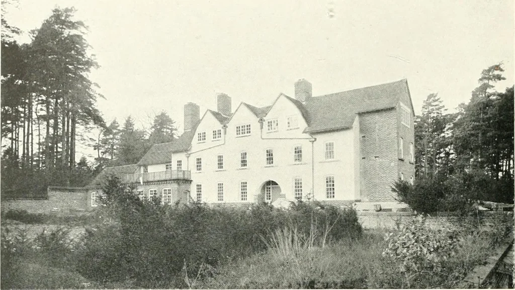 An illustration from The modern home; a book of British domestic architecture for moderate incomes; a companion volume to "The British home of to-day";, 1906, leaf 107