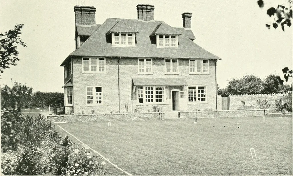 An illustration from The modern home; a book of British domestic architecture for moderate incomes; a companion volume to "The British home of to-day";, 1906, leaf 110