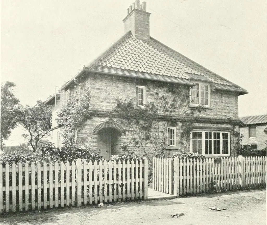 An illustration from The modern home; a book of British domestic architecture for moderate incomes; a companion volume to "The British home of to-day";, 1906, leaf 111