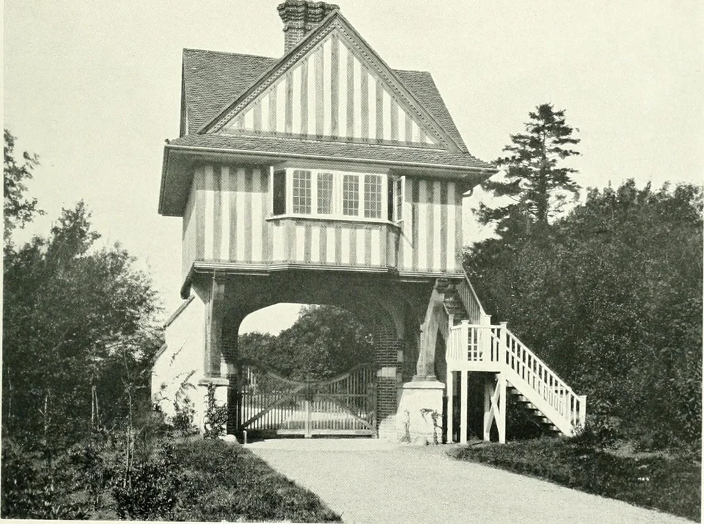An illustration from The modern home; a book of British domestic architecture for moderate incomes; a companion volume to "The British home of to-day";, 1906, leaf 114