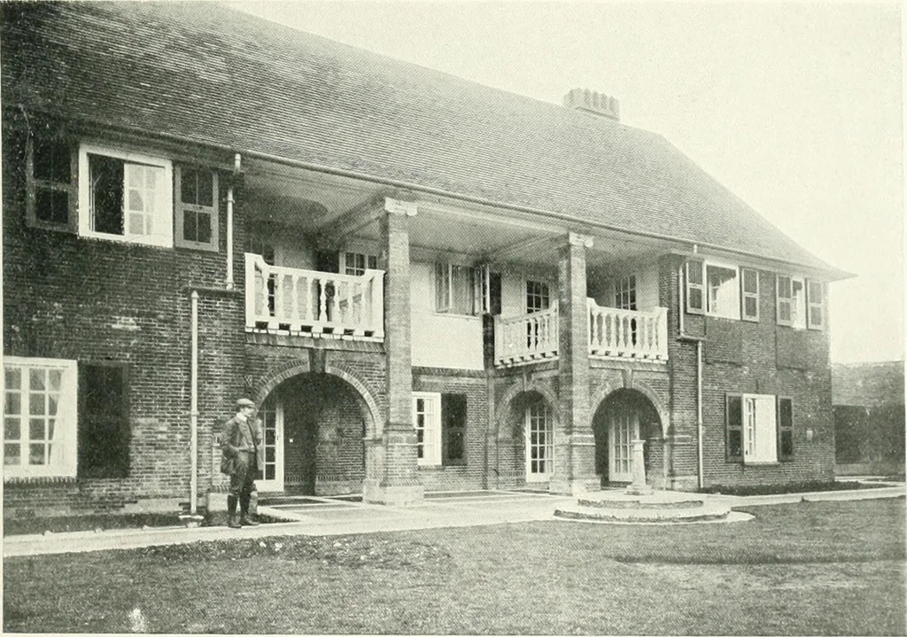 An illustration from The modern home; a book of British domestic architecture for moderate incomes; a companion volume to "The British home of to-day";, 1906, leaf 116