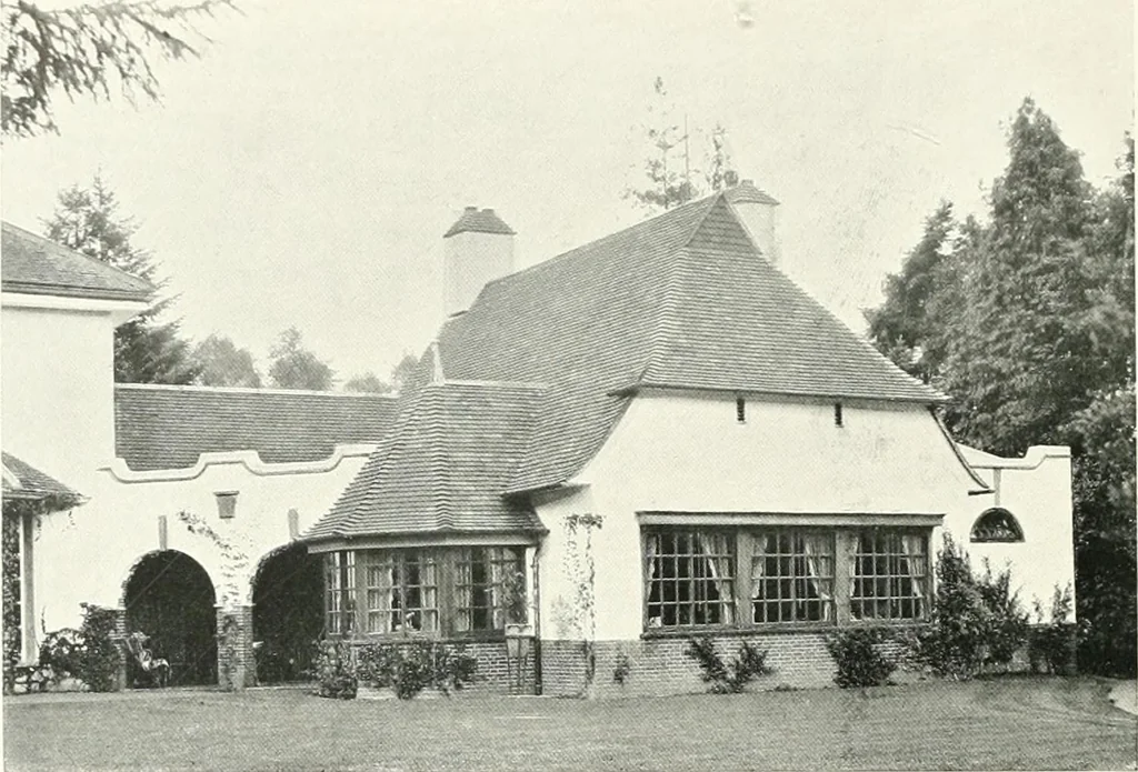 An illustration from The modern home; a book of British domestic architecture for moderate incomes; a companion volume to "The British home of to-day";, 1906, leaf 123