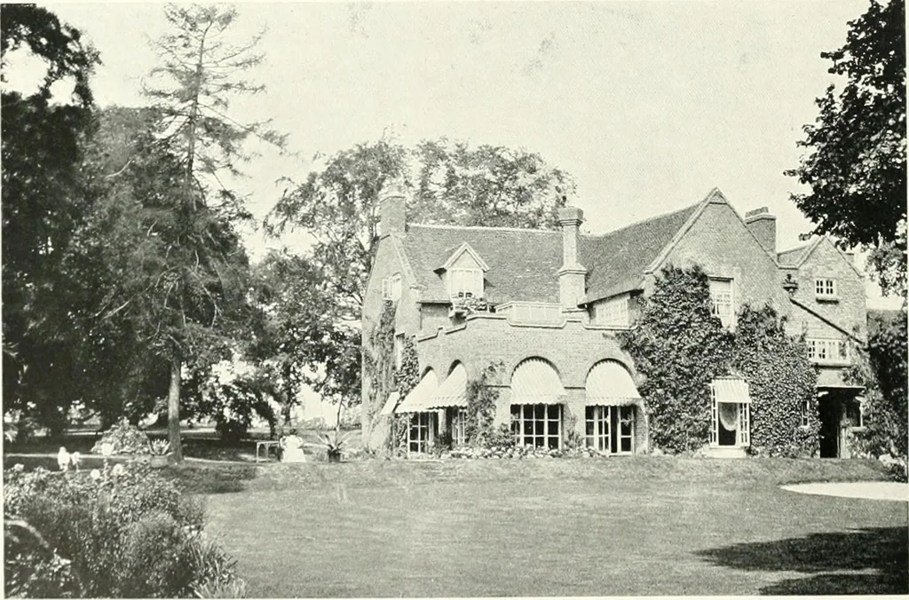 An illustration from The modern home; a book of British domestic architecture for moderate incomes; a companion volume to "The British home of to-day";, 1906, leaf 123