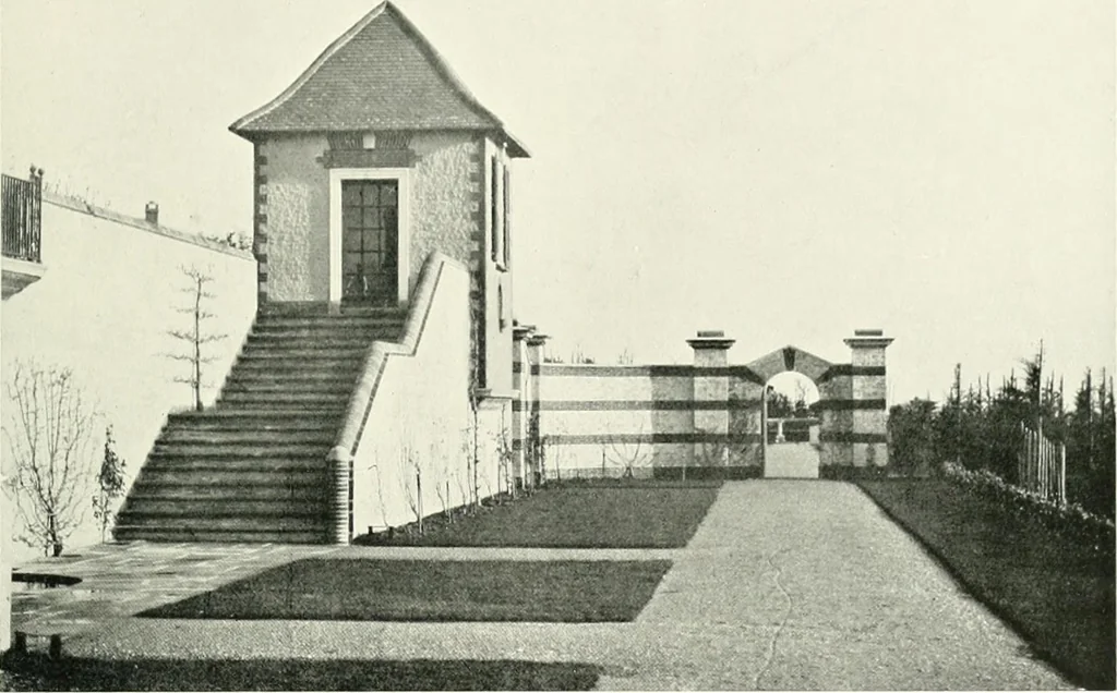 An illustration from The modern home; a book of British domestic architecture for moderate incomes; a companion volume to "The British home of to-day";, 1906, leaf 126