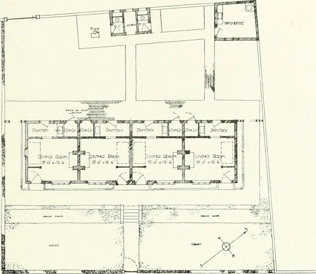 An illustration from The modern home; a book of British domestic architecture for moderate incomes; a companion volume to "The British home of to-day";, 1906, leaf 128