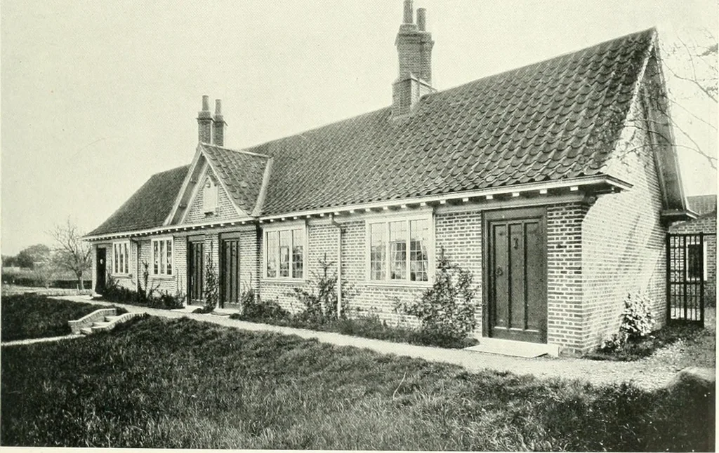 An illustration from The modern home; a book of British domestic architecture for moderate incomes; a companion volume to "The British home of to-day";, 1906, leaf 128