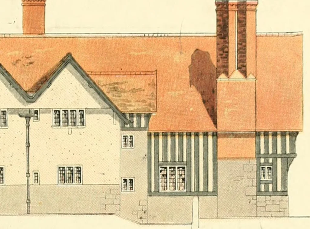An illustration from The modern home; a book of British domestic architecture for moderate incomes; a companion volume to "The British home of to-day";, 1906, leaf 130