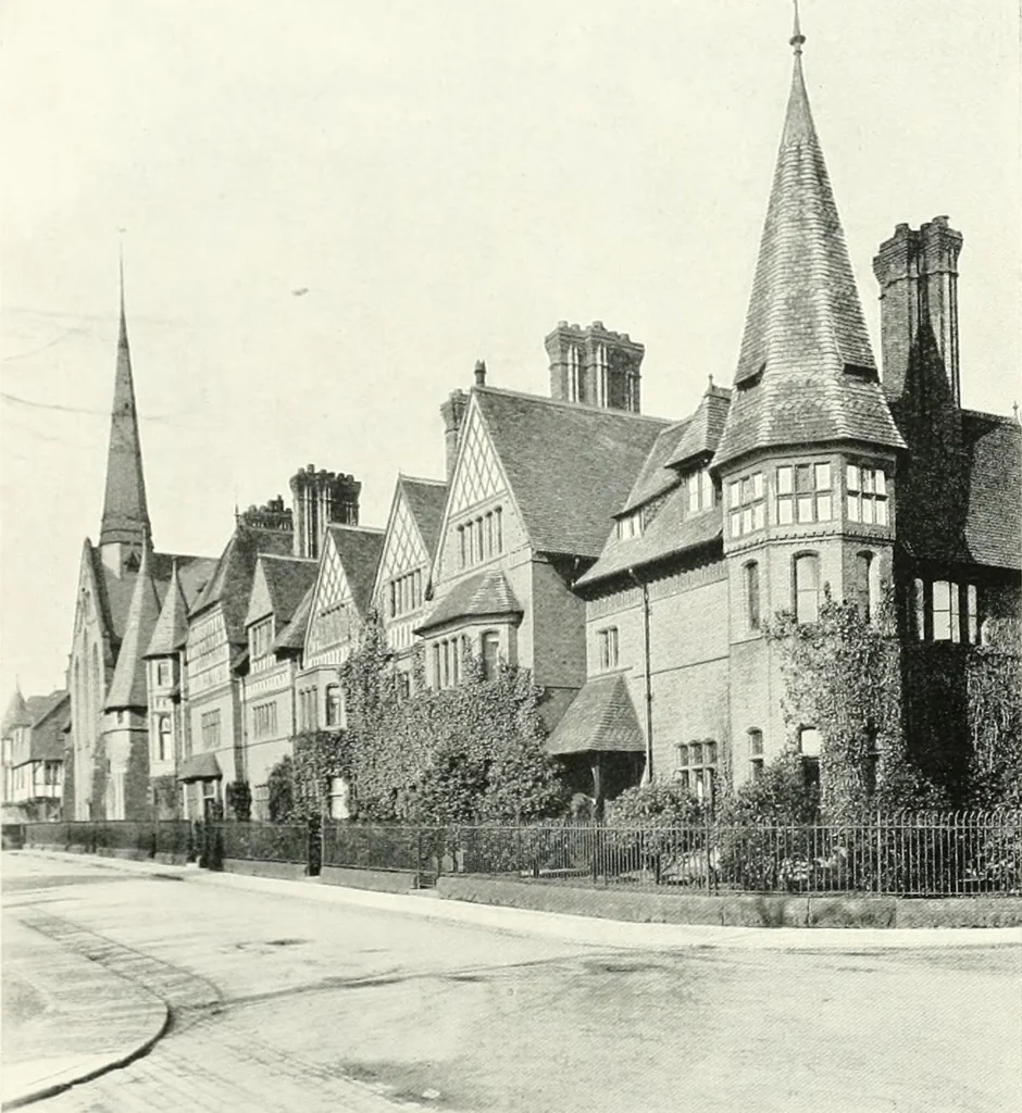 An illustration from The modern home; a book of British domestic architecture for moderate incomes; a companion volume to "The British home of to-day";, 1906, leaf 135