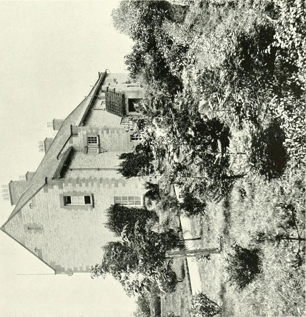 An illustration from The modern home; a book of British domestic architecture for moderate incomes; a companion volume to "The British home of to-day";, 1906, leaf 136
