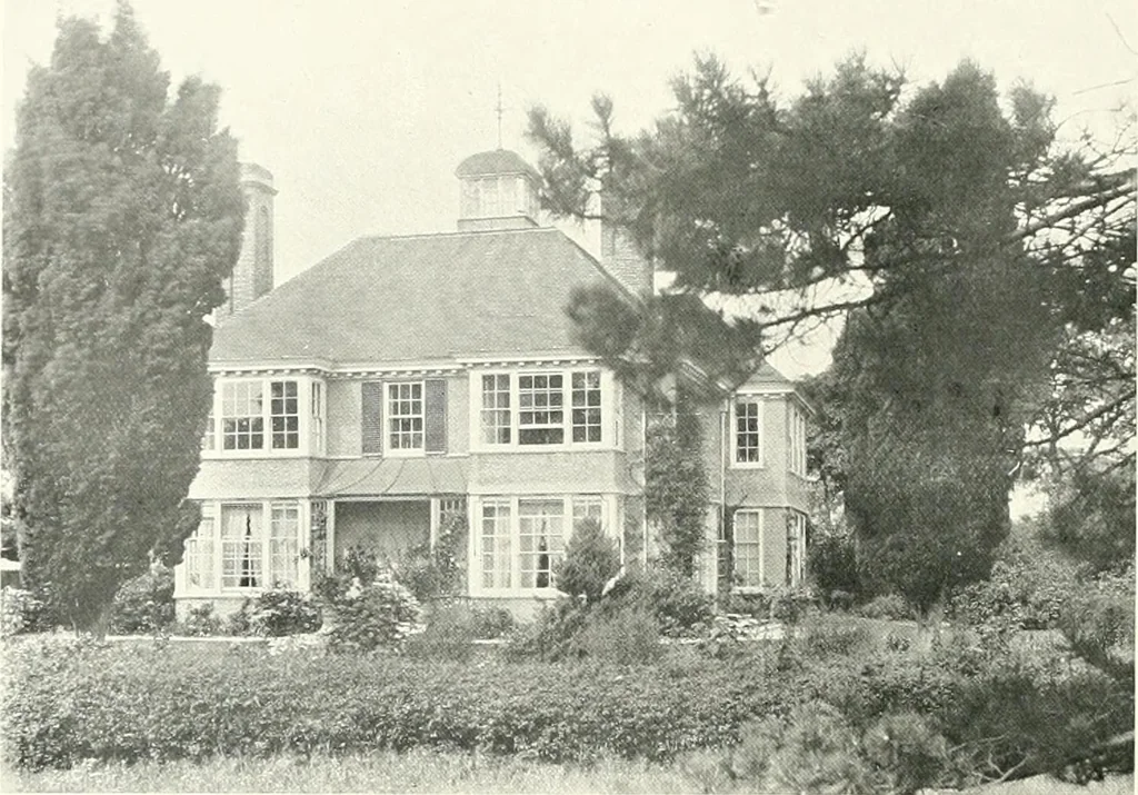 An illustration from The modern home; a book of British domestic architecture for moderate incomes; a companion volume to "The British home of to-day";, 1906, leaf 137