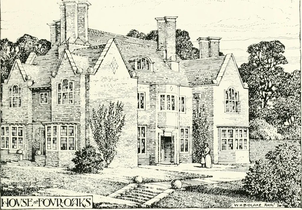 An illustration from The modern home; a book of British domestic architecture for moderate incomes; a companion volume to "The British home of to-day";, 1906, leaf 138