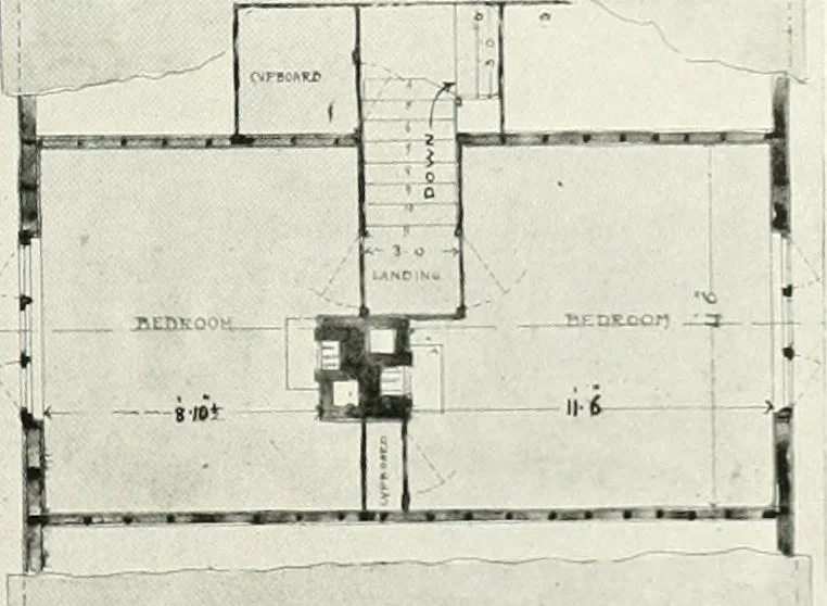 An illustration from The modern home; a book of British domestic architecture for moderate incomes; a companion volume to "The British home of to-day";, 1906, leaf 140