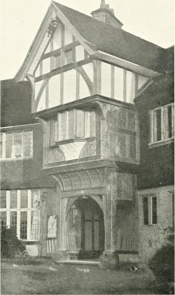 An illustration from The modern home; a book of British domestic architecture for moderate incomes; a companion volume to "The British home of to-day";, 1906, leaf 141
