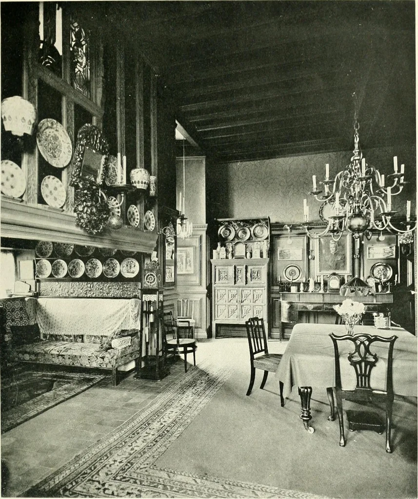 An illustration from The modern home; a book of British domestic architecture for moderate incomes; a companion volume to "The British home of to-day";, 1906, leaf 154