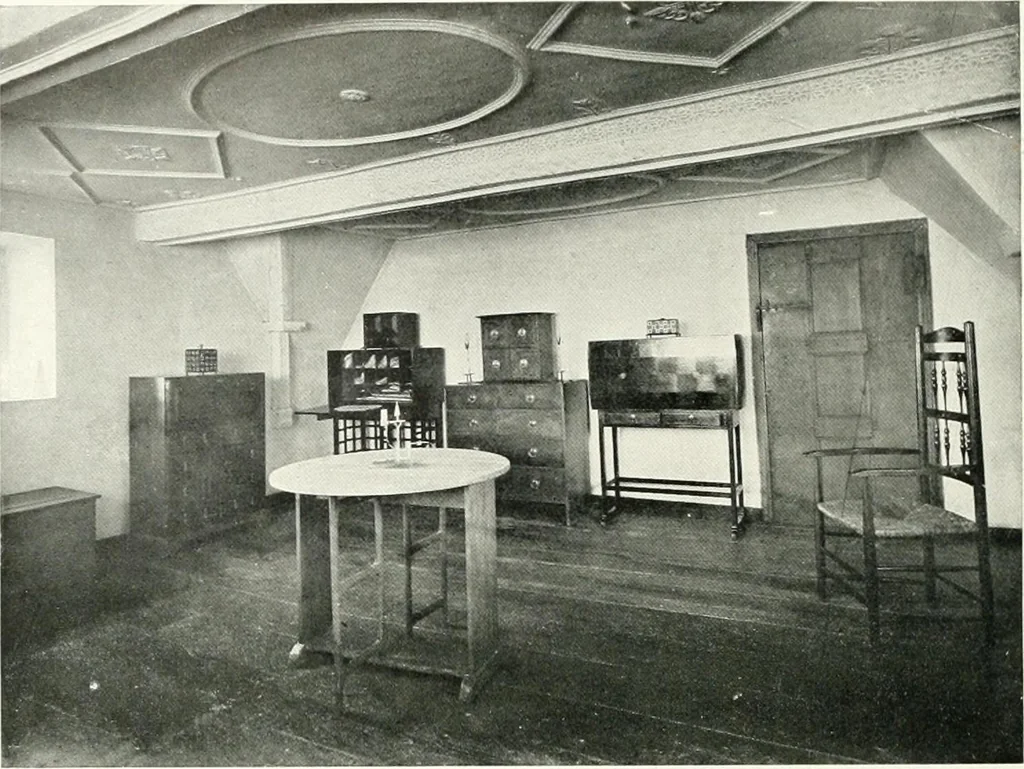 An illustration from The modern home; a book of British domestic architecture for moderate incomes; a companion volume to "The British home of to-day";, 1906, leaf 155