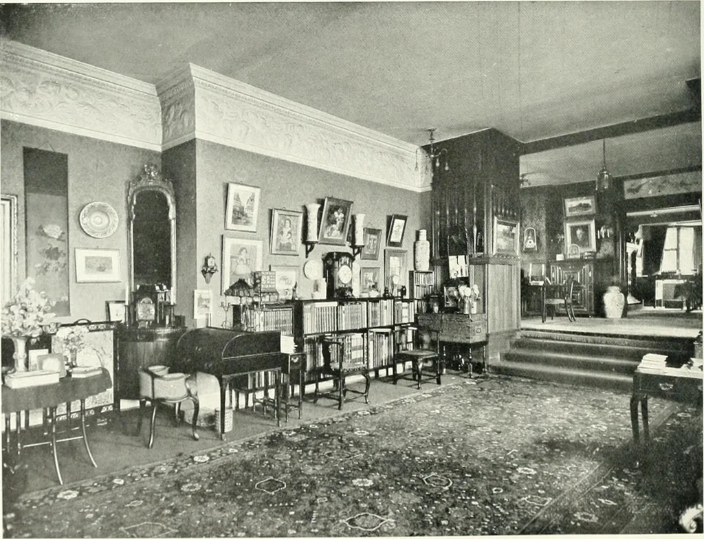 An illustration from The modern home; a book of British domestic architecture for moderate incomes; a companion volume to "The British home of to-day";, 1906, leaf 155