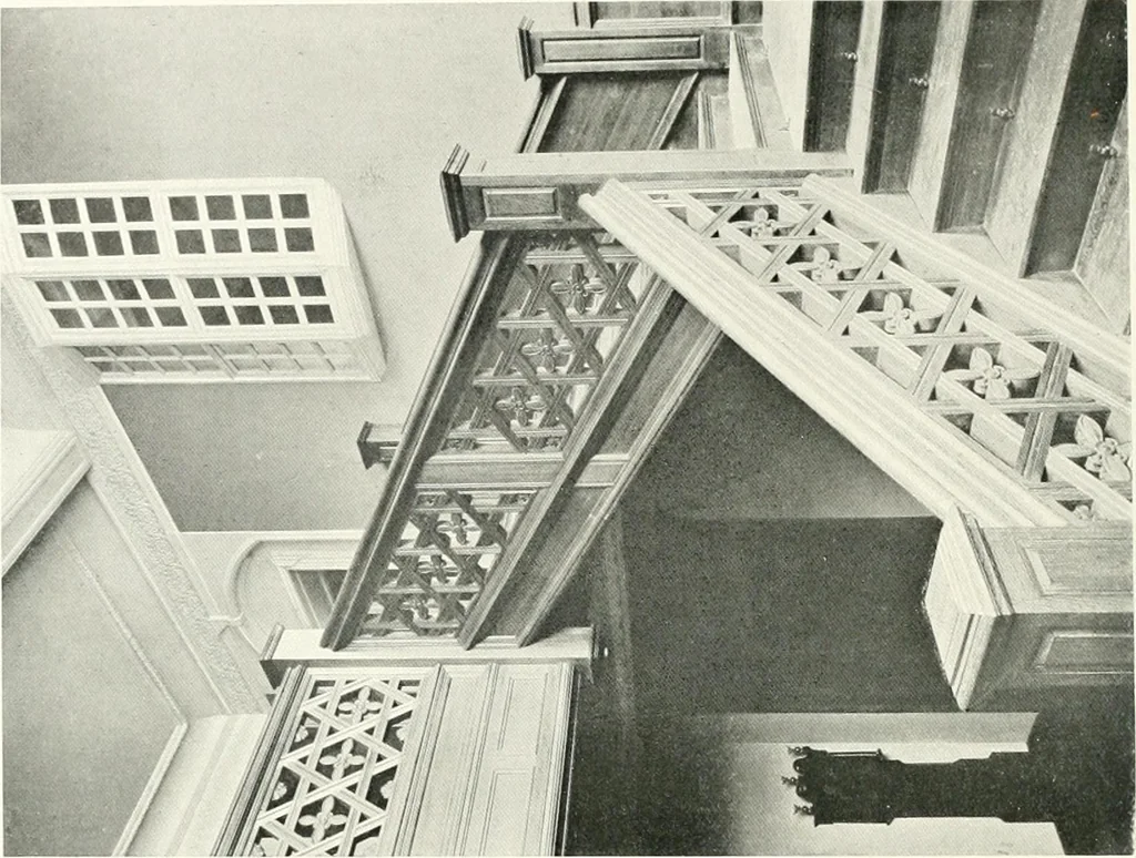 An illustration from The modern home; a book of British domestic architecture for moderate incomes; a companion volume to "The British home of to-day";, 1906, leaf 161