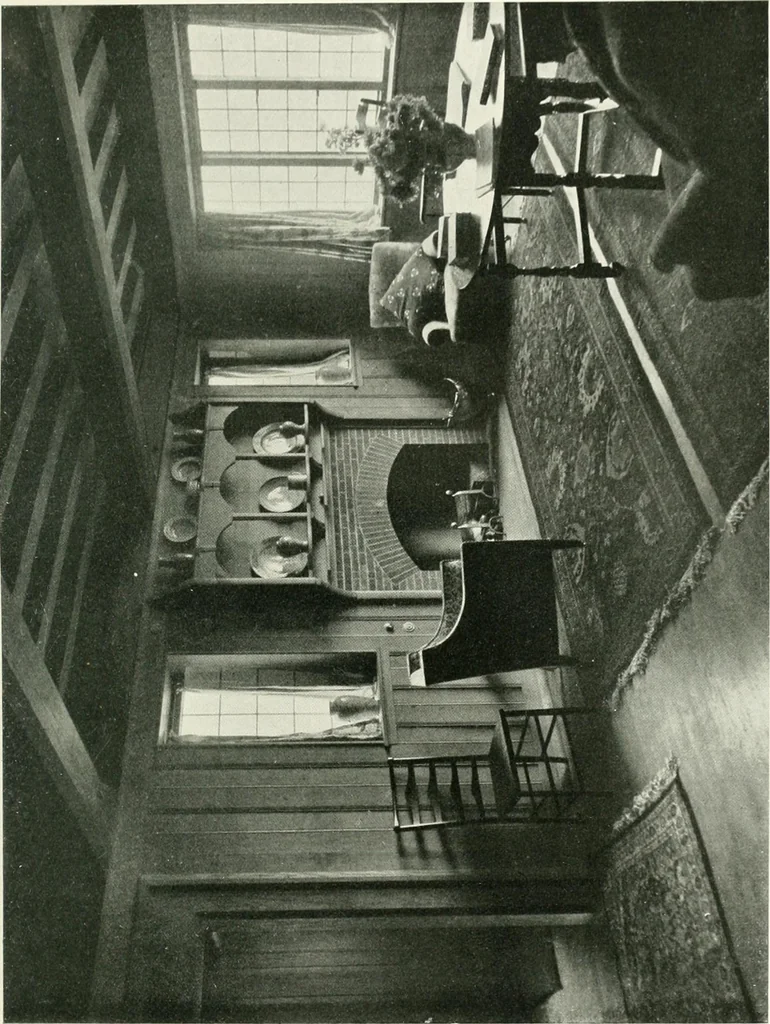 An illustration from The modern home; a book of British domestic architecture for moderate incomes; a companion volume to "The British home of to-day";, 1906, leaf 166