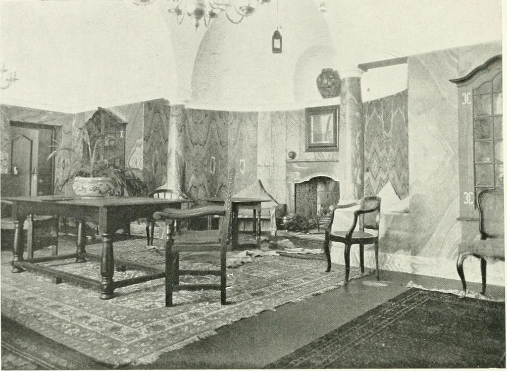 An illustration from The modern home; a book of British domestic architecture for moderate incomes; a companion volume to "The British home of to-day";, 1906, leaf 169