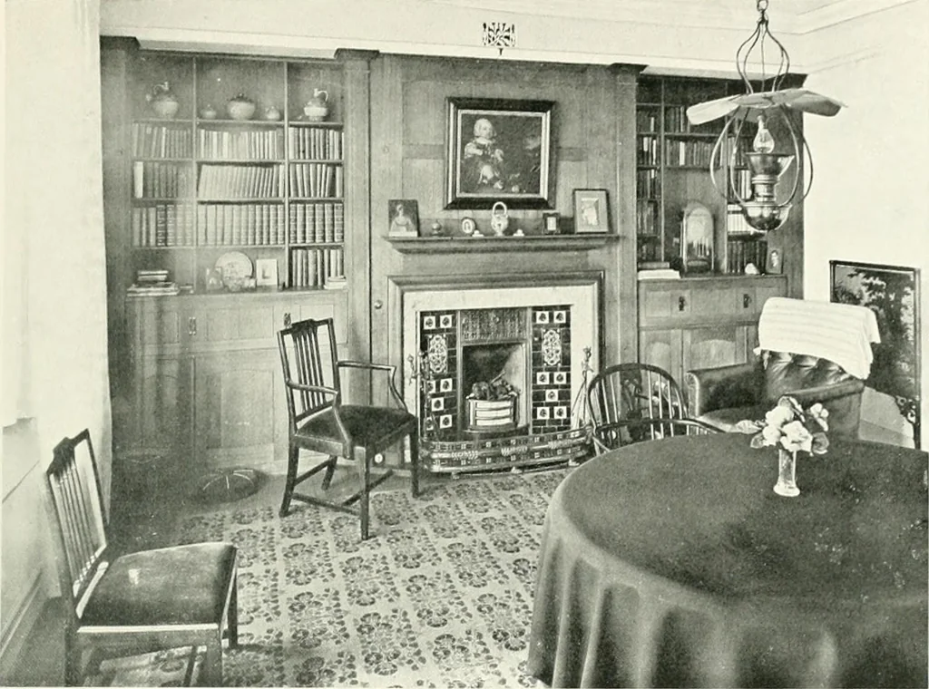 An illustration from The modern home; a book of British domestic architecture for moderate incomes; a companion volume to "The British home of to-day";, 1906, leaf 180